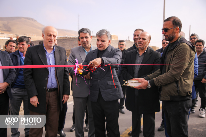 گزارش تصویری افتتاح 3 پروژه راه روستایی در شهرستان قروه / عکاس : عرفان کرمی