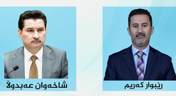 ریبوار کریم از شاخوان عبدالله پیشی گرفت اما رأی‌گیری پارلمان به دور دوم کشیده شد