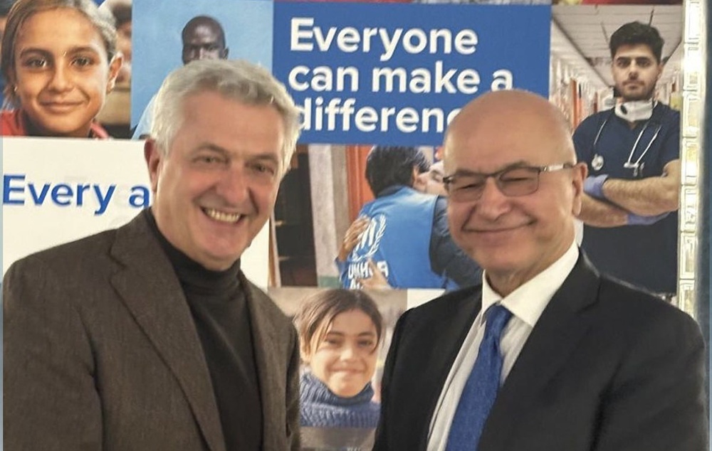 برهم صالح کار خود را به‌عنوان کمیسر عالی پناهندگان سازمان ملل آغاز کرد