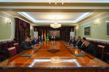 هیأت عالی دفتر سیاسی صادقون با بافل طالبانی دیدار کرد