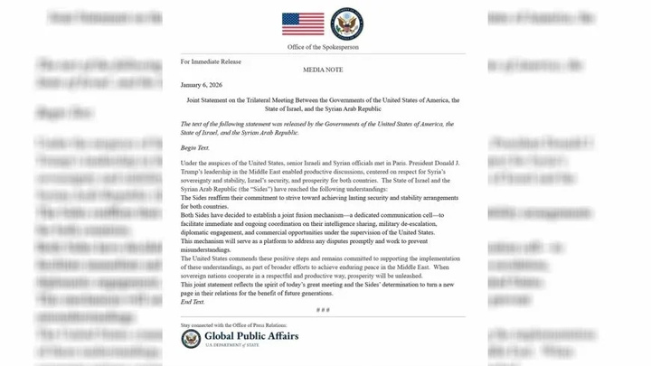 توافق دولت موقت سوریه و رژیم صهیونیستی بر سر تدابیر امنیتی