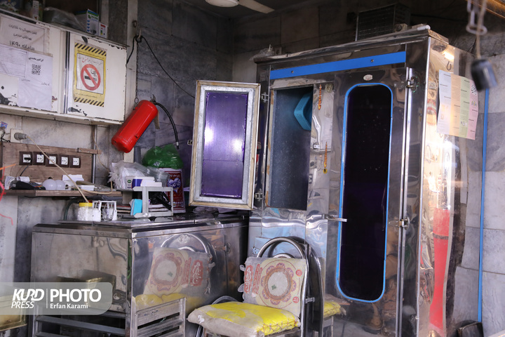 اعتراض  قصابان در سنندج به گرانی گوشت / عکاس : عرفان کرمی