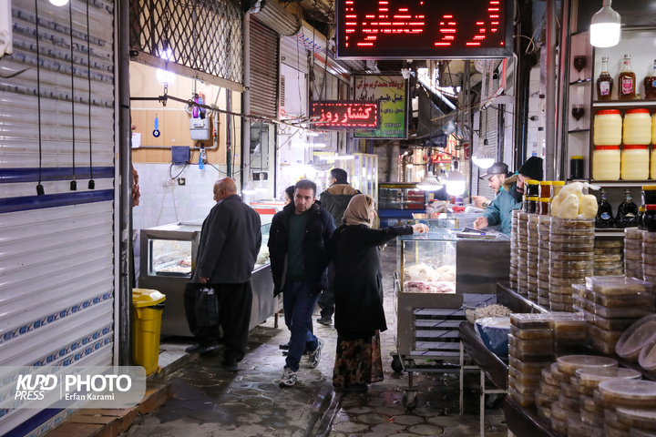 اعتراض  قصابان در سنندج به گرانی گوشت / عکاس : عرفان کرمی