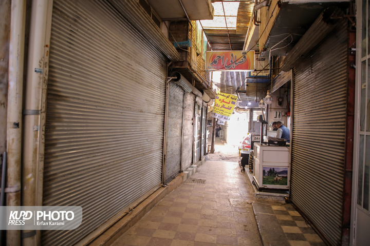 اعتراض  قصابان در سنندج به گرانی گوشت / عکاس : عرفان کرمی