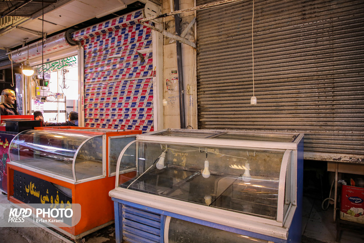 اعتراض  قصابان در سنندج به گرانی گوشت / عکاس : عرفان کرمی