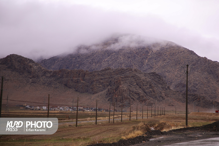 پوشش ابرها بر روی کوه های زاگرس / عکاس : عرفان کرمی