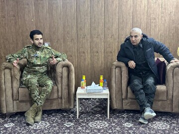 فرماندهی SDF از هیئتی از وزارت دفاع دولت موقت سوریه استقبال کرد