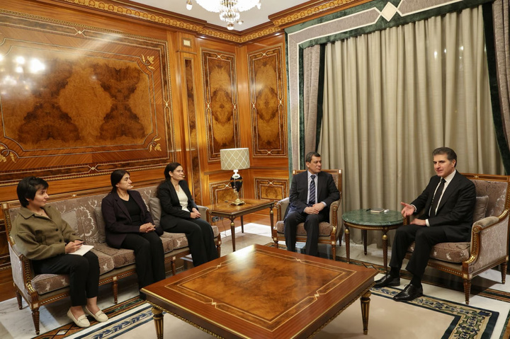 Meeting of Nechirvan Barzani and Mazloum Abdi in Erbil