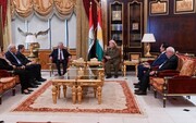 دیدار بارزانی با هیئت رئیسه ENKS با محوریت تحولات سوریه و وحدت کردها