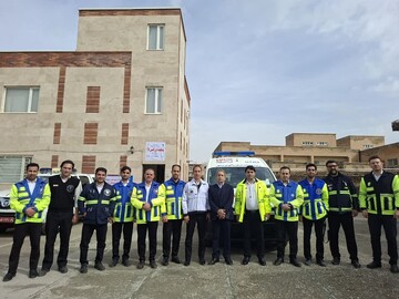 پایگاه فوریت‌های پزشکی شماره ۳ اسلام‌آباد غرب افتتاح شد