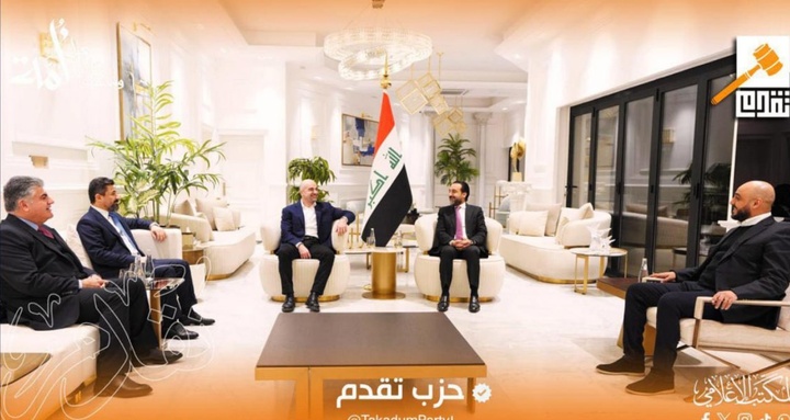 دیدار بافل طالبانی و الحلبوسی در بغداد با محوریت انتخاب رئیس‌جمهور