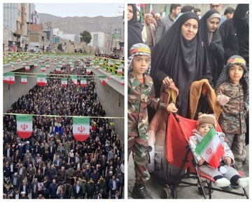 برگزاری راهپیمایی ۲۲ بهمن در استان ایلام