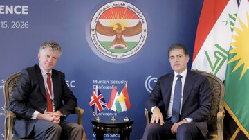 نچیروان بارزانی و مشاور امنیت ملی بریتانیا بر هماهنگی ضدتروریسم تأکید کردند