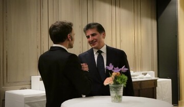 نچیروان بارزانی و مکرون بر لزوم تضمین حقوق کردها در قانون اساسی آینده سوریه تأکید کردند