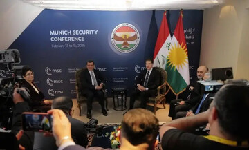 دیدار نچیروان بارزانی با مظلوم عبدی در مونیخ