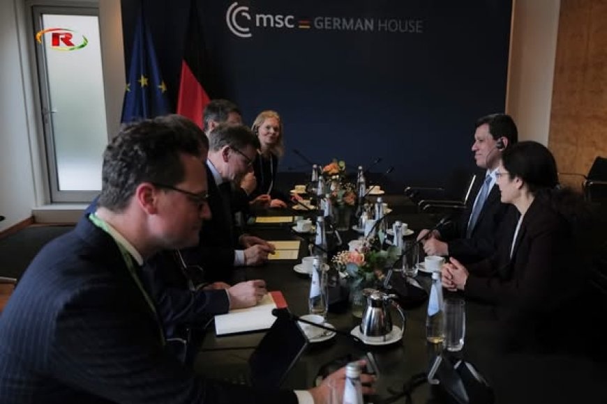 دیدار مظلوم عبدی و الهام احمد با وزیر خارجه آلمان در مونیخ