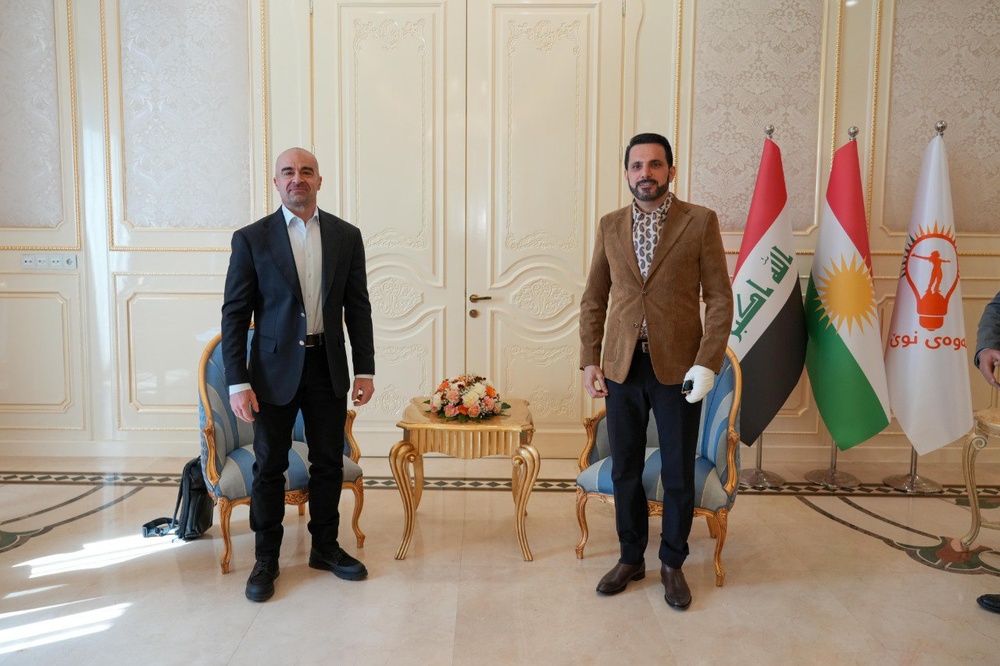 Taliban baffle and Shaswar Abdul Wahid meet in Sulaymaniyah