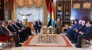 Hizb-ul-Dawa delegation met with Massoud Barzani