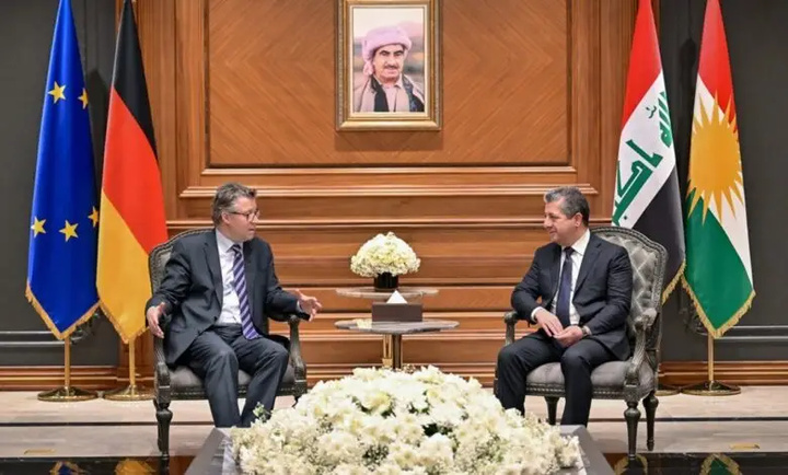 مسرور بارزانی و هیئت آلمانی بر روابط دوجانبه تاکید کردند