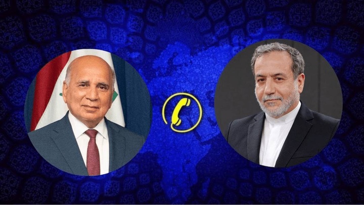 تماس تلفنی وزرای خارجه عراق و ایران درباره روند مذاکرات تهران و واشنگتن
