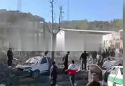 هدف قرار گرفتن کلانتری کامیاران در ادامه جنگ ایران و اسرائیل