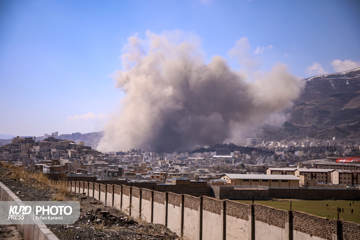حملات هوایی علیه مناطقی در سنندج/عکاس: عرفان کرمی