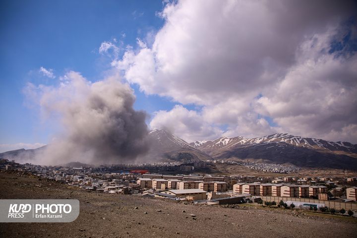 حملات هوایی علیه مناطقی در سنندج/عکاس: عرفان کرمی
