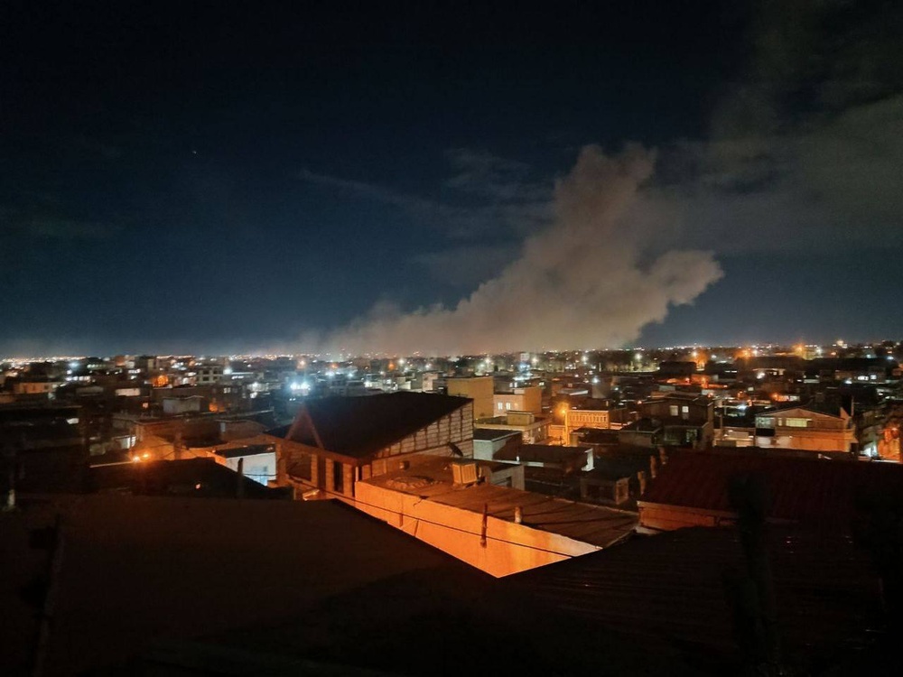 اداره اطلاعات مهاباد هدف حمله موشکی قرار گرفت