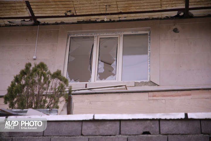 تخریب مناطق مسکونی سنندج در پی حملات هوایی آمریکایی-اسرائیلی/عکاس: عرفان کرمی