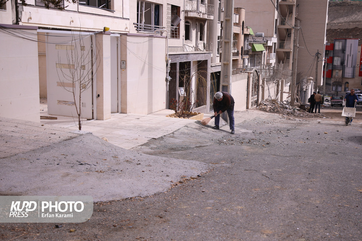 تخریب مناطق مسکونی سنندج در پی حملات هوایی آمریکایی-اسرائیلی/عکاس: عرفان کرمی