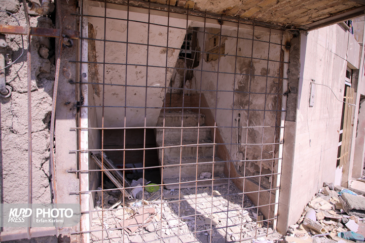 تخریب مناطق مسکونی سنندج در پی حملات هوایی آمریکایی-اسرائیلی/عکاس: عرفان کرمی