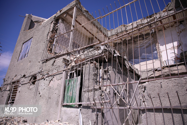 تخریب مناطق مسکونی سنندج در پی حملات هوایی آمریکایی-اسرائیلی/عکاس: عرفان کرمی