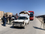 ۴۰۰ خانواده آواره عفرینی از حسکه به عفرین عزیمت کردند