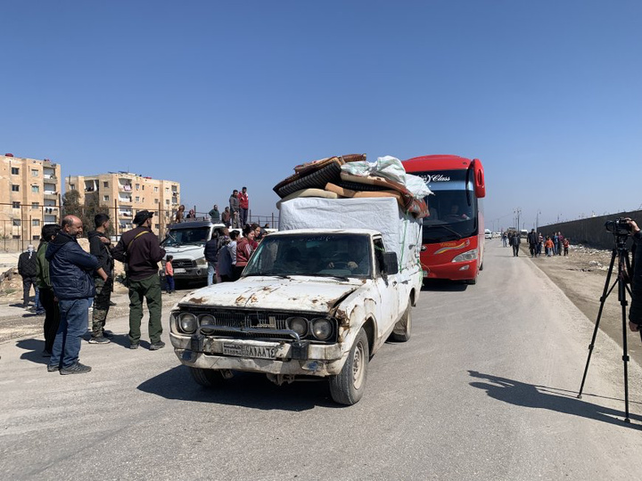 ۴۰۰ خانواده آواره عفرینی از حسکه به عفرین عزیمت کردند