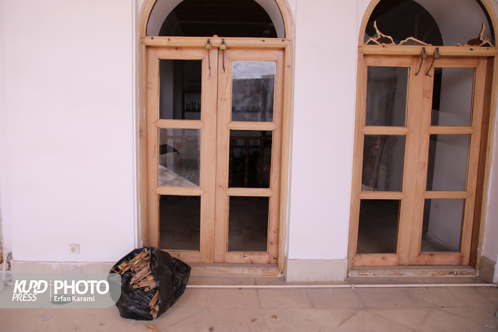 آثار حملات هوایی به بناهای تاریخی سنندج /عکاس: عرفان کرمی