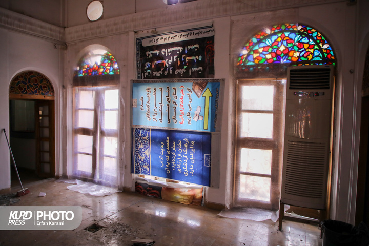 آثار حملات هوایی به بناهای تاریخی سنندج /عکاس: عرفان کرمی