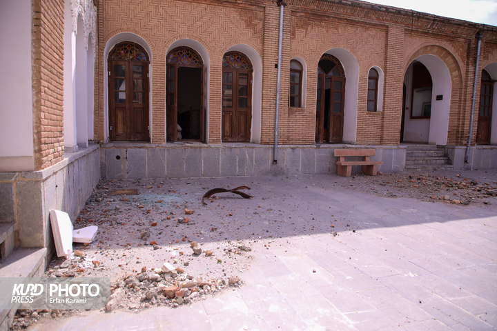 آثار حملات هوایی به بناهای تاریخی سنندج /عکاس: عرفان کرمی