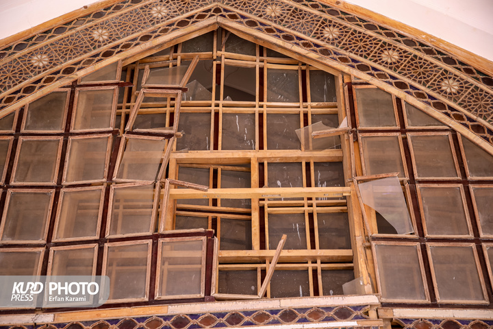 آثار حملات هوایی به بناهای تاریخی سنندج /عکاس: عرفان کرمی