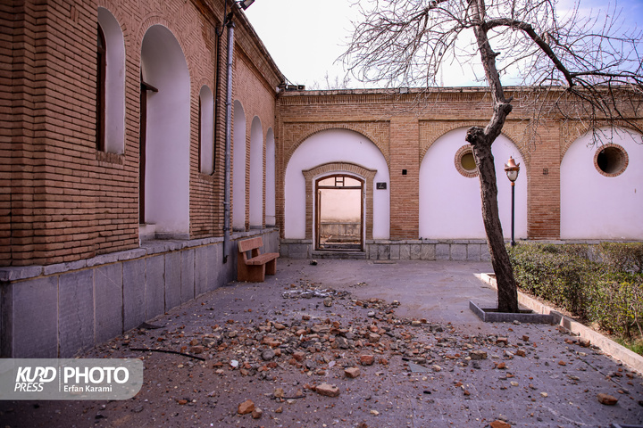 آثار حملات هوایی به بناهای تاریخی سنندج /عکاس: عرفان کرمی