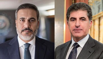 وزیر خارجه ترکیه در تماس تلفنی با نچیروان بارزانی، حمله دهوک را محکوم کرد