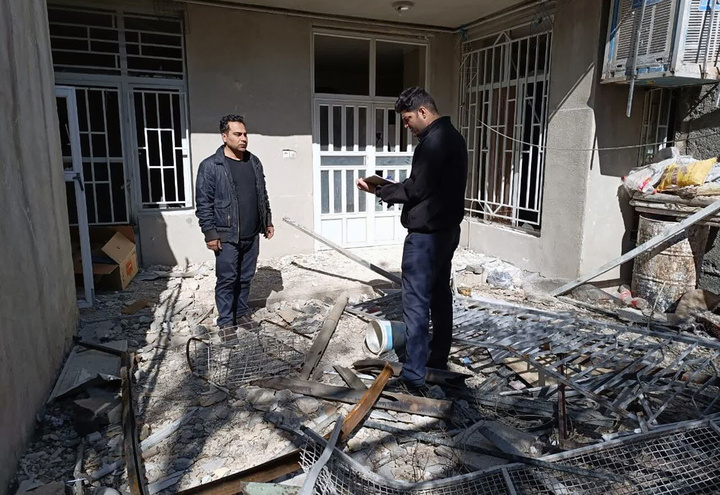 ۱۴۳ واحد مسکونی و تجاری نیازمندان کردستانی در جنگ خسارت دید