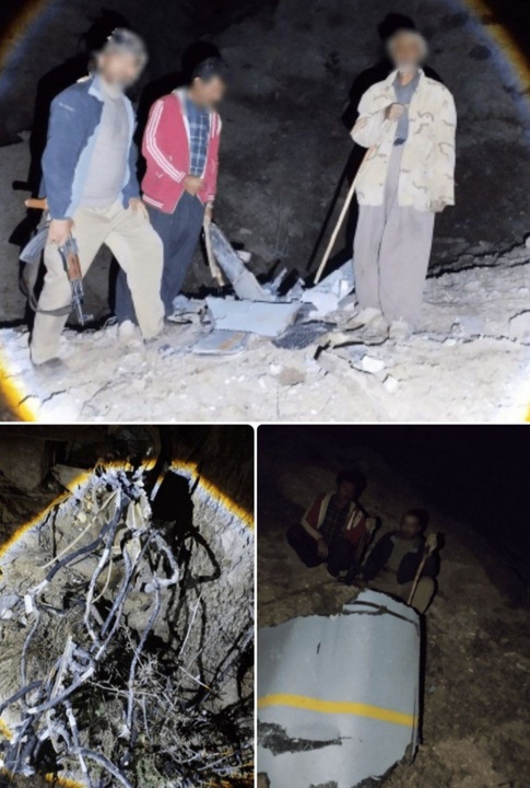 شکار یک پهباد توسط عشایر کرمانشاه