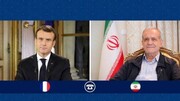 Telephone conversation of Masoud Pezeshkian with Macron about cease-fire