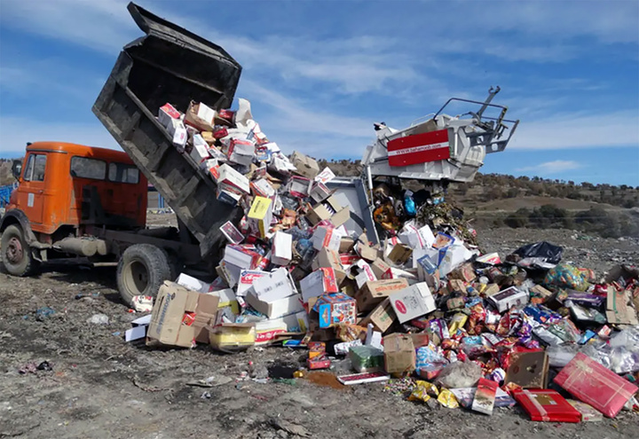 ۲۱ تن مواد غذایی فاسد در کردستان معدوم شد