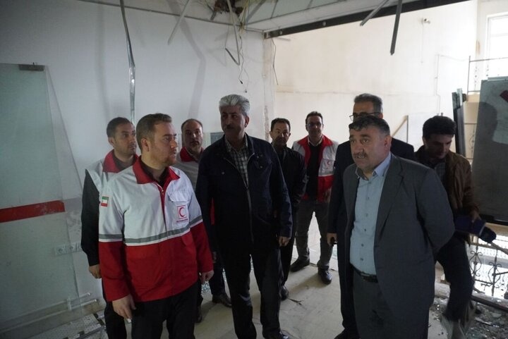 بازسازی مجدد ساختمان هلال احمر مهاباد آغاز می شود