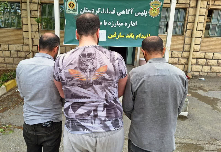 باند سارقان مامور نما در سنندج متلاشی شد