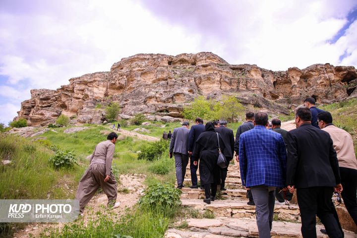 تور خبری غار معبد کرفتو / عکاس : عرفان کرمی
