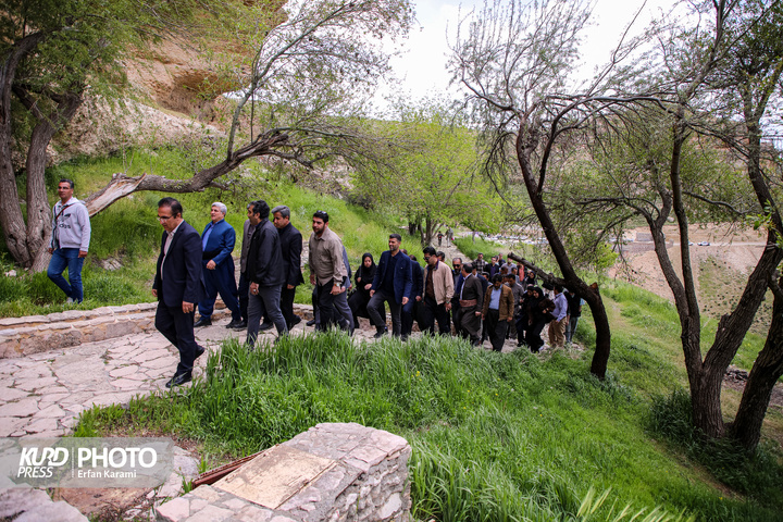 تور خبری غار معبد کرفتو / عکاس : عرفان کرمی
