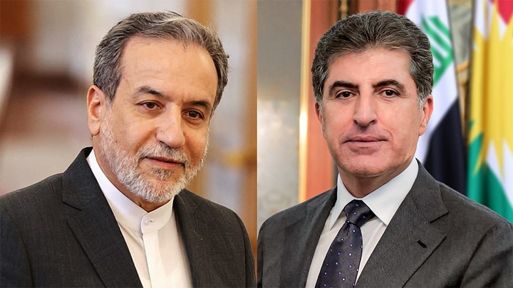 گفت‌وگوی نچیروان بارزانی و عراقچی درباره تحولاتِ منطقه