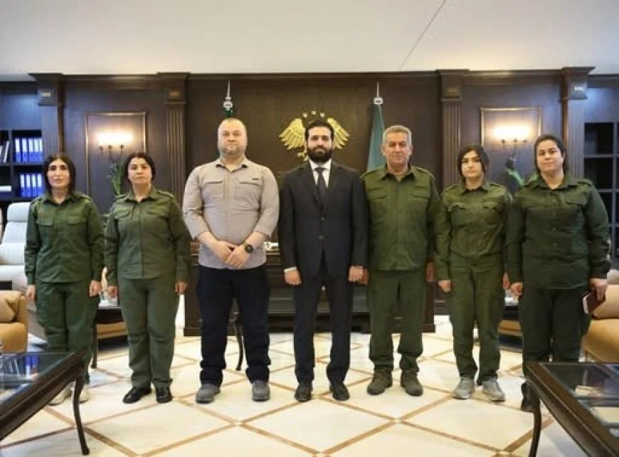 The meeting of the Syrian Interior Minister with the internal security commanders of Haskeh